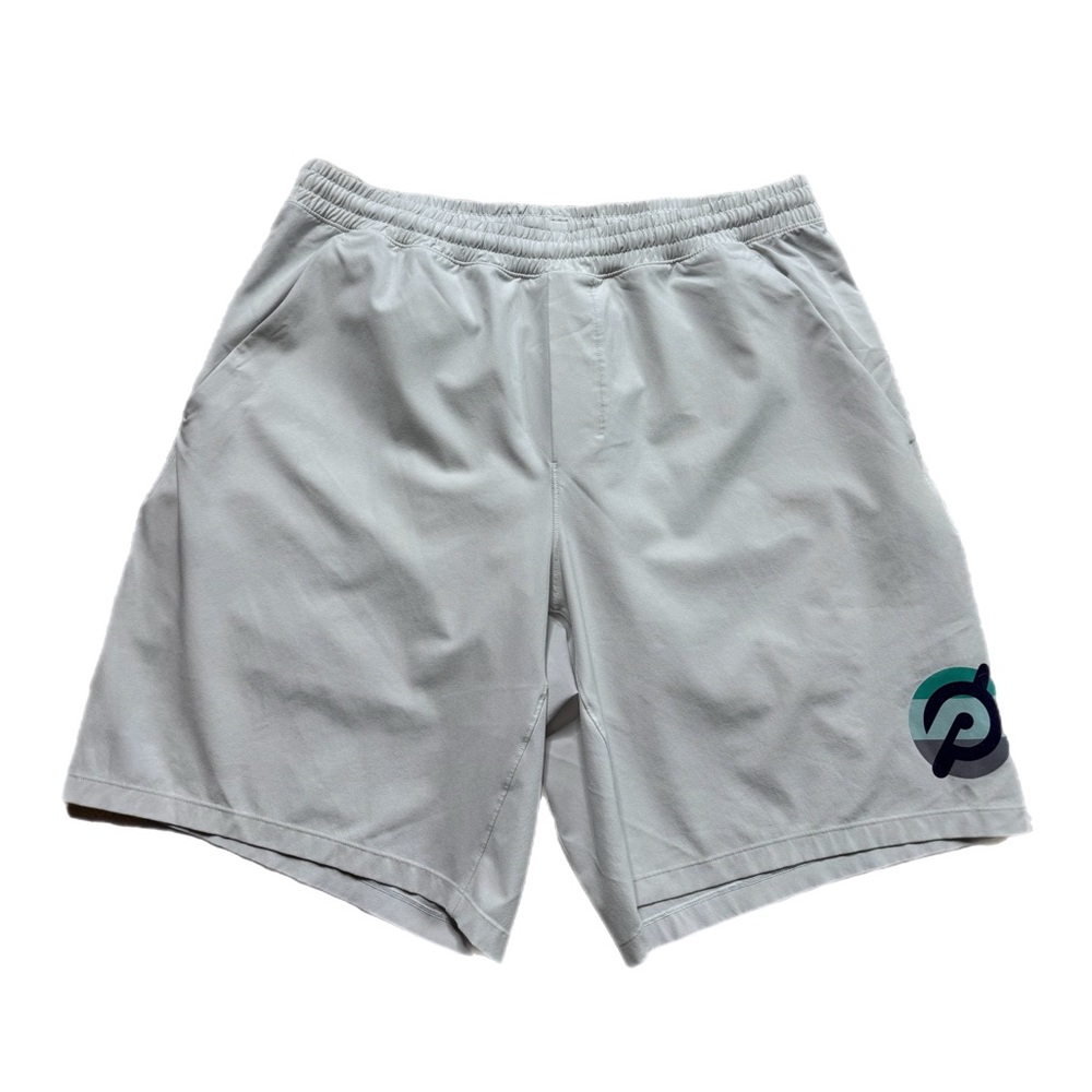 Lululemon X Peloton Men’s‎ Light Grey Pace Breaker 9” Lined Shorts M